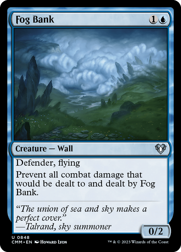 Fog Bank [Commander Masters] MTG Single Magic: The Gathering  | Multizone: Comics And Games