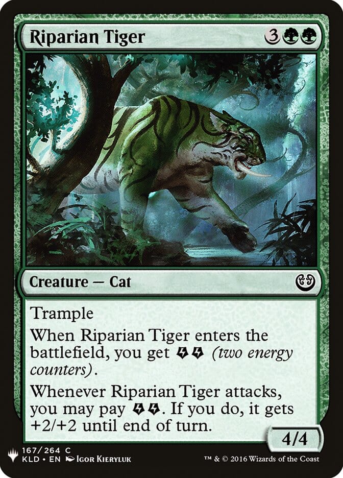 Riparian Tiger [Mystery Booster] MTG Single Magic: The Gathering  | Multizone: Comics And Games