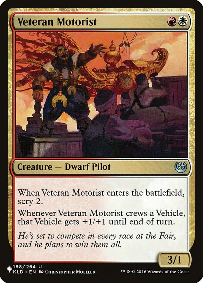 Veteran Motorist [The List] MTG Single Magic: The Gathering  | Multizone: Comics And Games