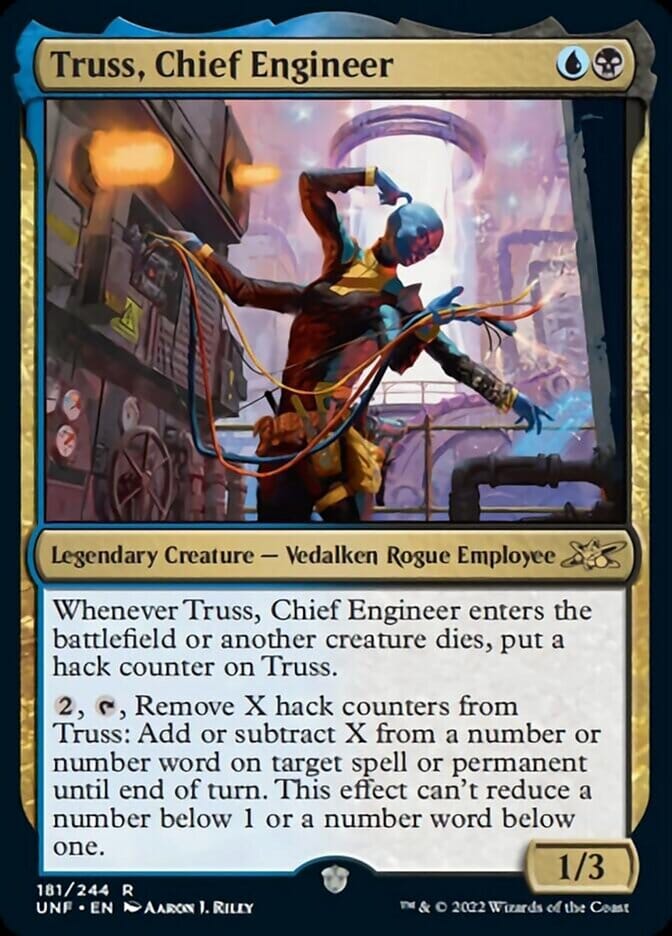 Truss, Chief Engineer [Unfinity] MTG Single Magic: The Gathering  | Multizone: Comics And Games