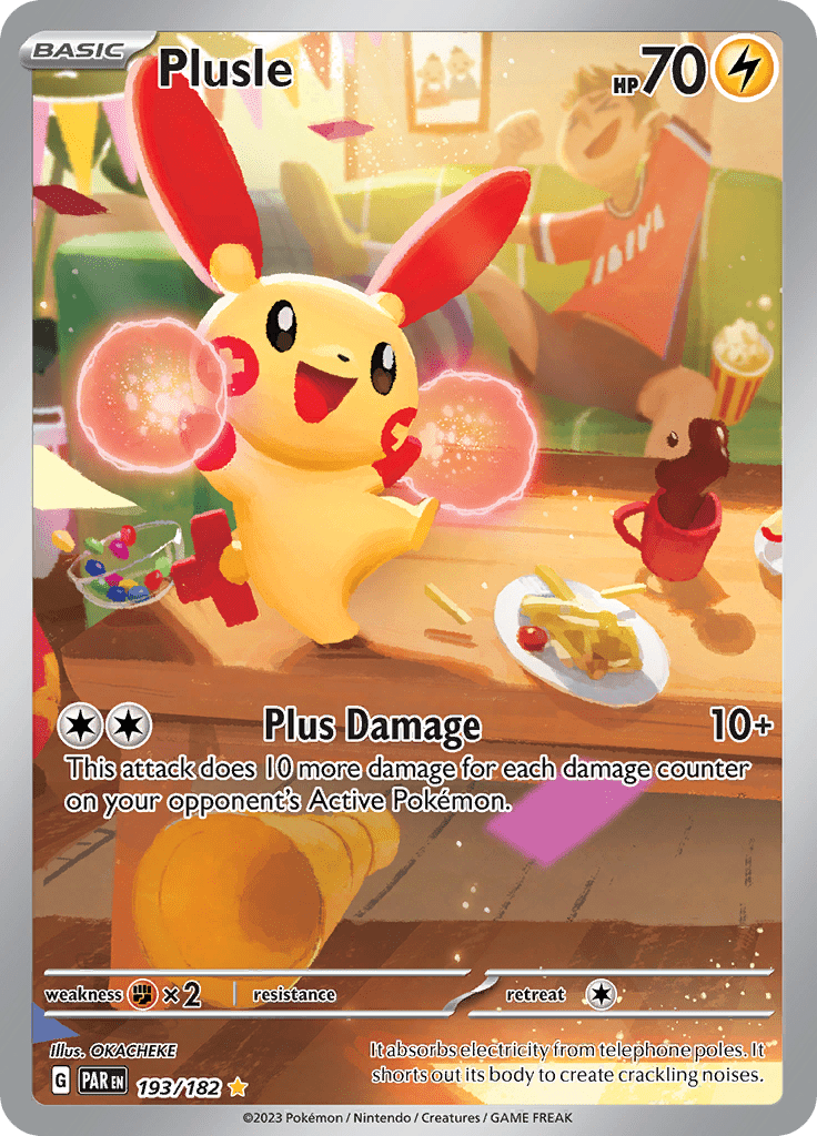 Plusle (193/182) [Scarlet & Violet: Paradox Rift] Pokemon Single Pokémon  | Multizone: Comics And Games