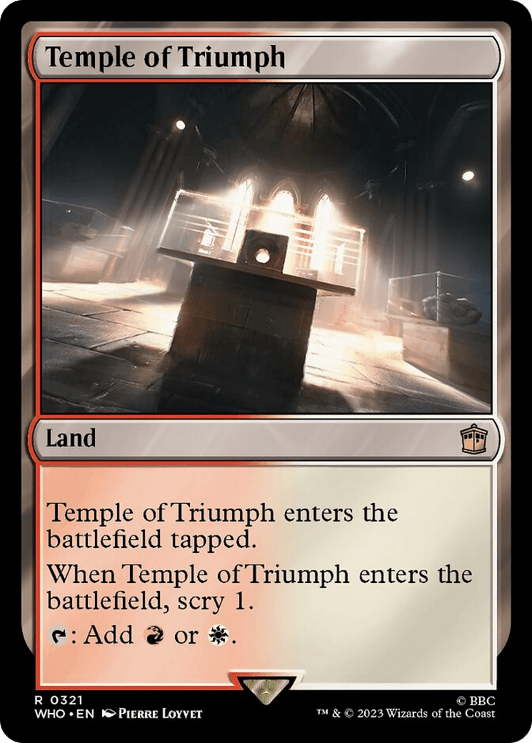 Temple of Triumph [Doctor Who] MTG Single Magic: The Gathering  | Multizone: Comics And Games