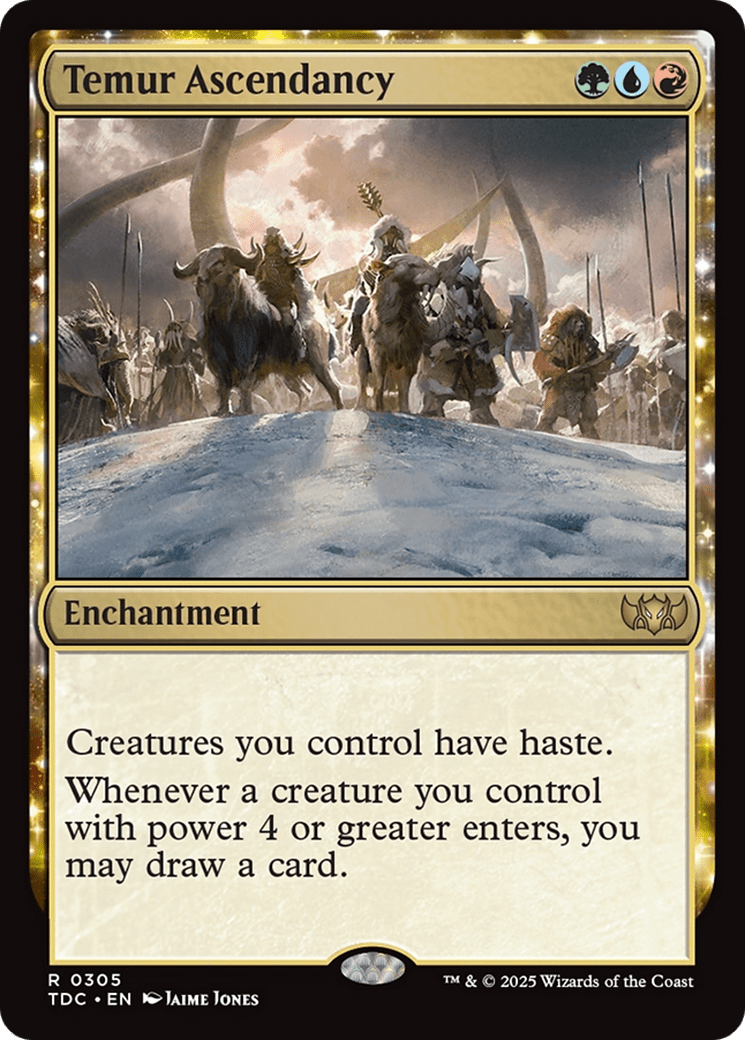 Temur Ascendancy [Tarkir: Dragonstorm Commander] MTG Single Magic: The Gathering  | Multizone: Comics And Games