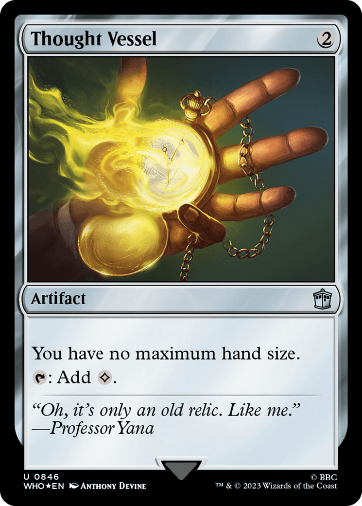 Thought Vessel (Surge Foil) [Doctor Who] MTG Single Magic: The Gathering  | Multizone: Comics And Games