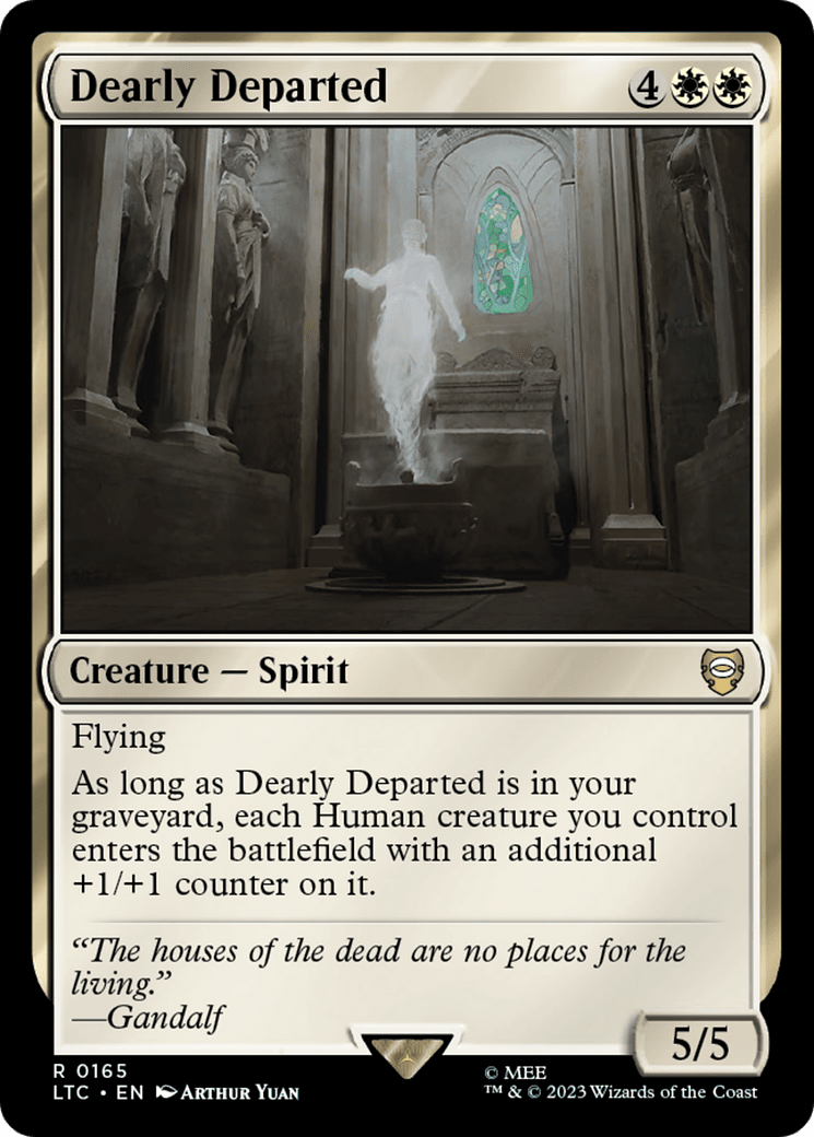 Dearly Departed [The Lord of the Rings: Tales of Middle-Earth Commander] MTG Single Magic: The Gathering  | Multizone: Comics And Games