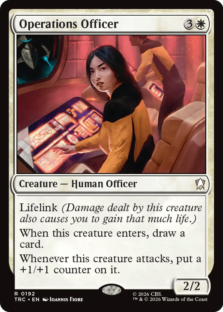 Operations Officer [Star Trek Commander] MTG Single Magic: The Gathering  | Multizone: Comics And Games