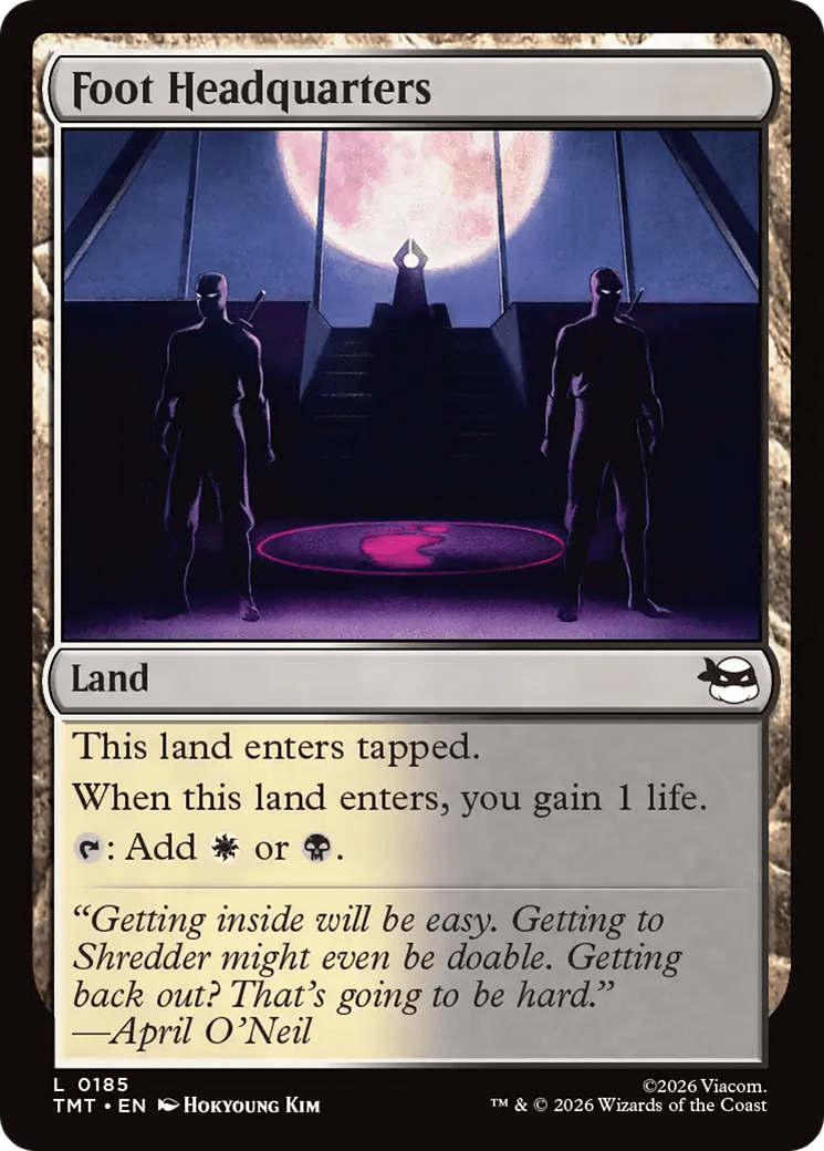 Foot Headquarters [Teenage Mutant Ninja Turtles] MTG Single Magic: The Gathering  | Multizone: Comics And Games