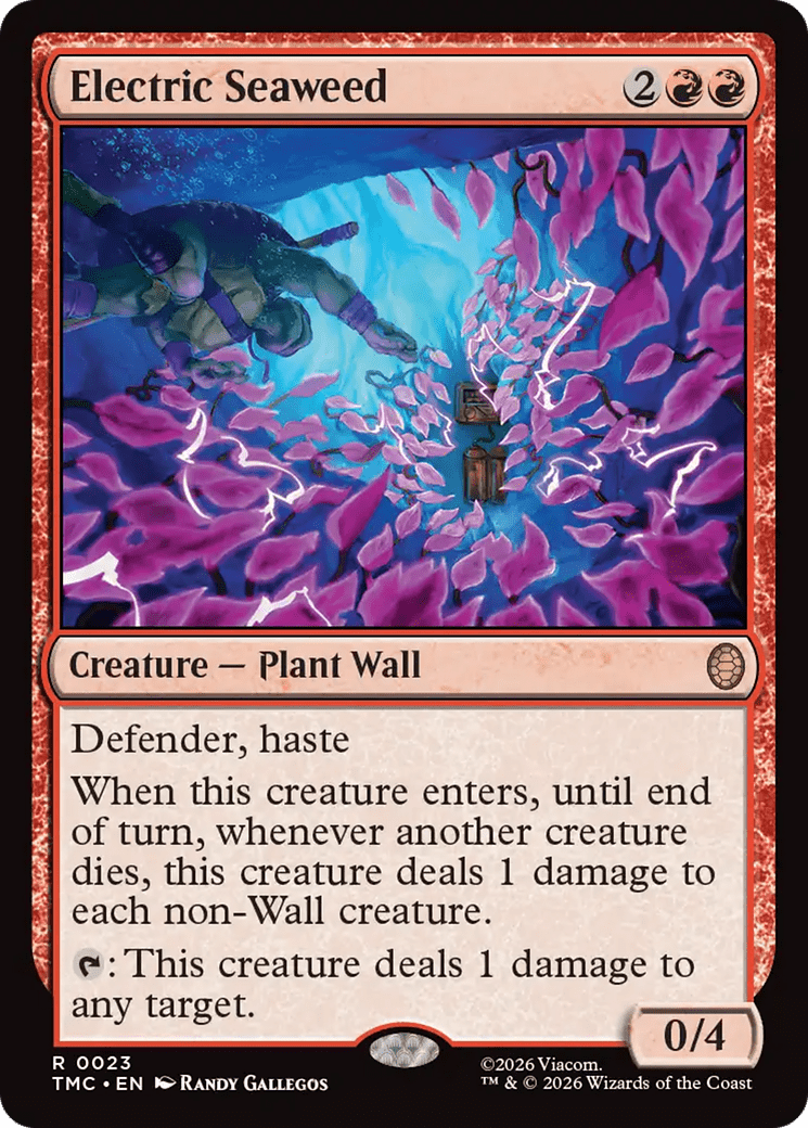 Electric Seaweed [Teenage Mutant Ninja Turtles Commander] MTG Single Magic: The Gathering  | Multizone: Comics And Games