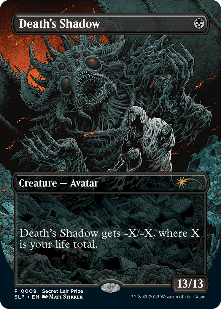 Death's Shadow [Secret Lair Showdown] MTG Single Magic: The Gathering  | Multizone: Comics And Games