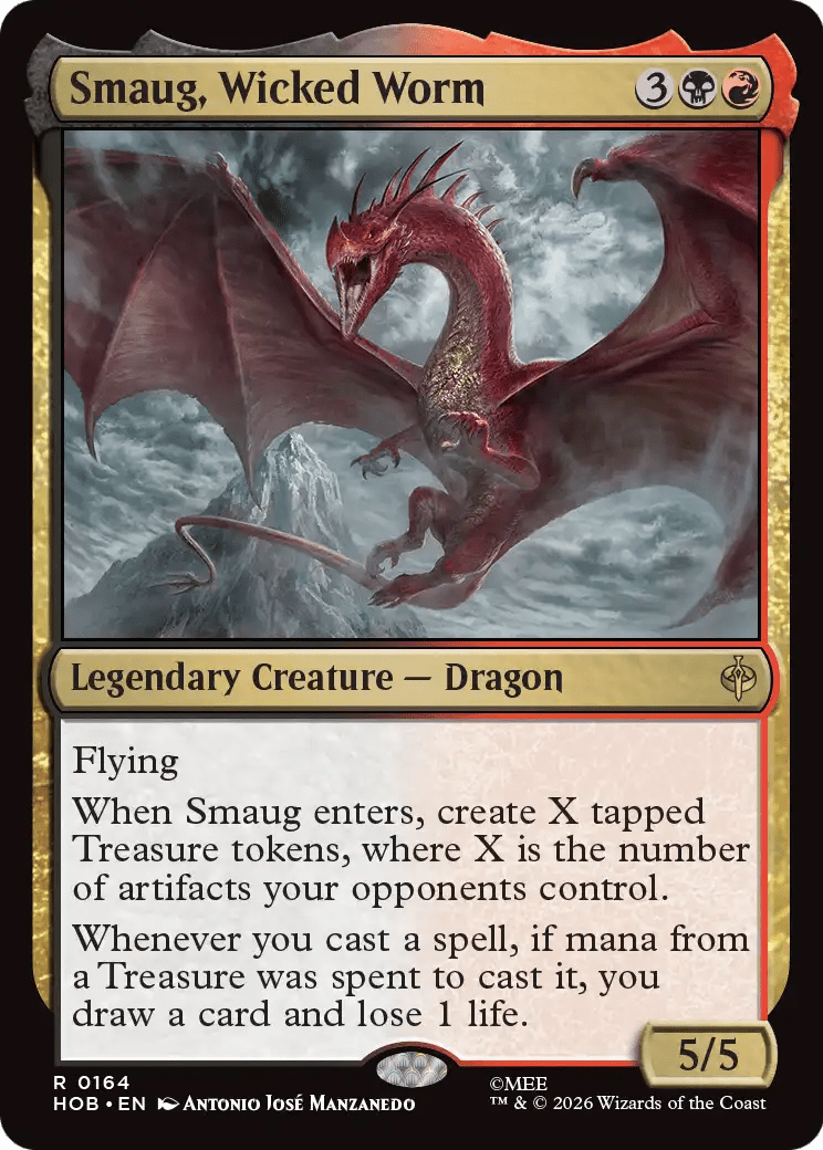 Smaug, Wicked Worm [The Hobbit] MTG Single Magic: The Gathering  | Multizone: Comics And Games