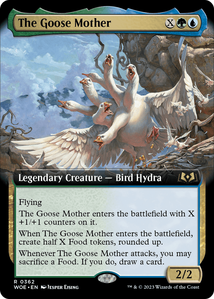 The Goose Mother (Extended Art) [Wilds of Eldraine] MTG Single Magic: The Gathering  | Multizone: Comics And Games