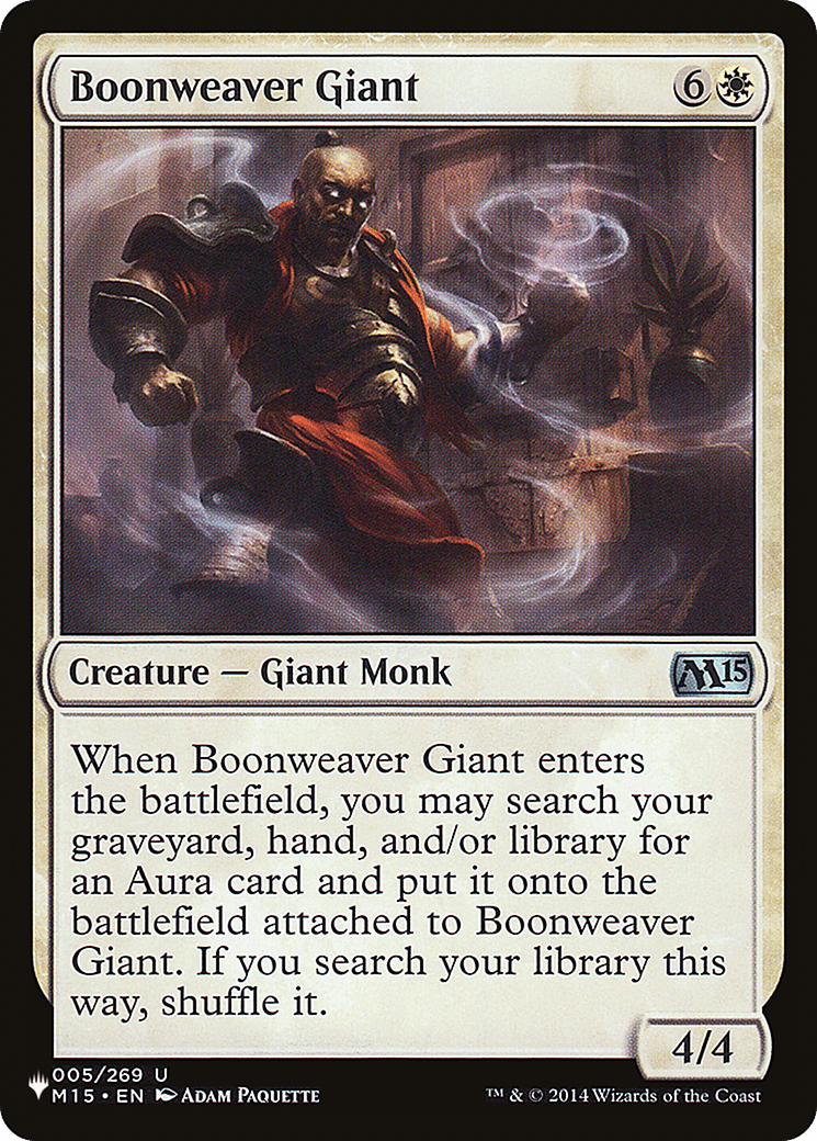 Boonweaver Giant [The List] MTG Single Magic: The Gathering  | Multizone: Comics And Games