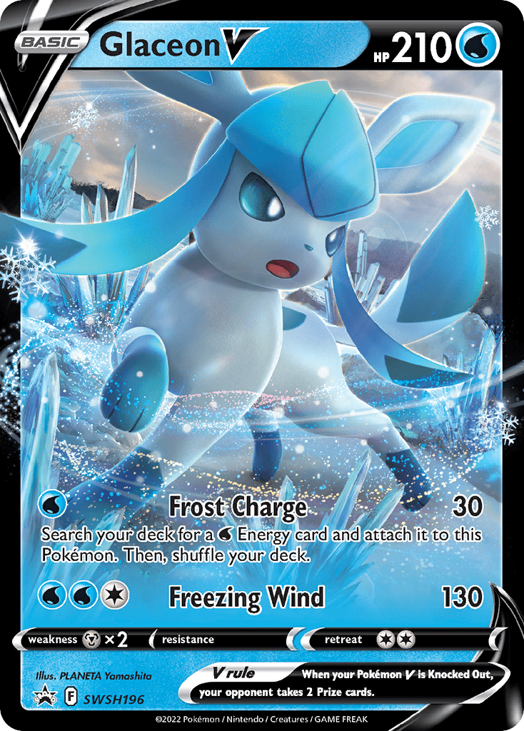 Glaceon V (SWSH196) [Sword & Shield: Black Star Promos] Pokemon Single Pokémon  | Multizone: Comics And Games