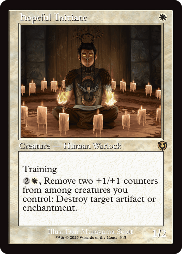 Hopeful Initiate (Retro Frame) [Innistrad Remastered] MTG Single Magic: The Gathering  | Multizone: Comics And Games