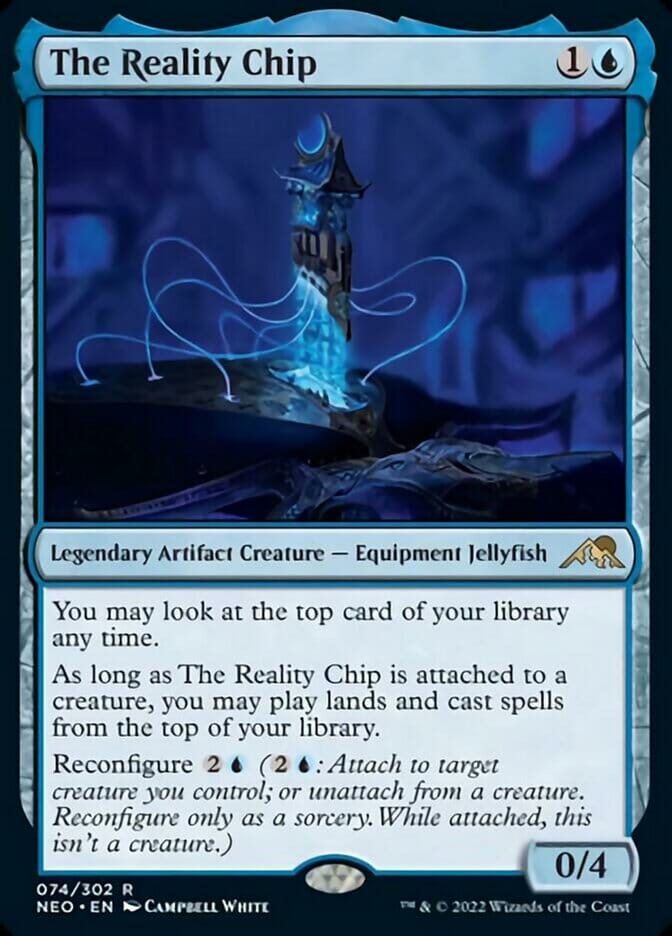 The Reality Chip [Kamigawa: Neon Dynasty] MTG Single Magic: The Gathering  | Multizone: Comics And Games