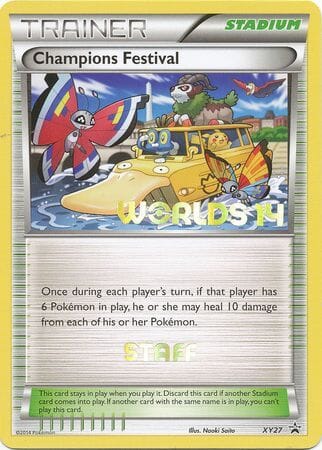 Champions Festival (XY27) (2014 Staff) [XY: Black Star Promos] Pokemon Single Pokémon  | Multizone: Comics And Games