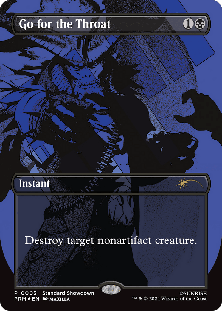 Go for the Throat [Standard Showdown Promos] MTG Single Magic: The Gathering  | Multizone: Comics And Games