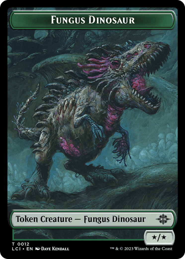 Fungus Dinosaur // Spirit Double-Sided Token [The Lost Caverns of Ixalan Tokens] MTG Single Magic: The Gathering  | Multizone: Comics And Games