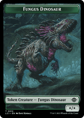 Fungus Dinosaur // Gnome Soldier Double-Sided Token [The Lost Caverns of Ixalan Tokens] MTG Single Magic: The Gathering  | Multizone: Comics And Games