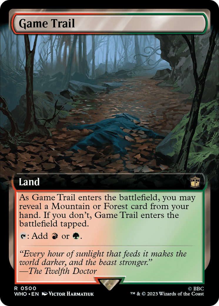 Game Trail (Extended Art) [Doctor Who] MTG Single Magic: The Gathering  | Multizone: Comics And Games