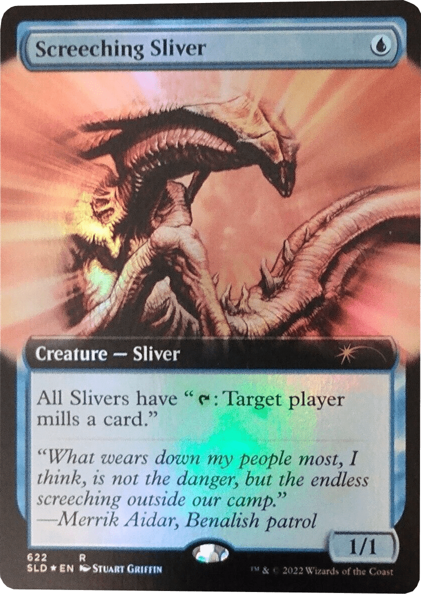 Screeching Sliver (Extended Art) [Secret Lair Drop Promos] MTG Single Magic: The Gathering  | Multizone: Comics And Games