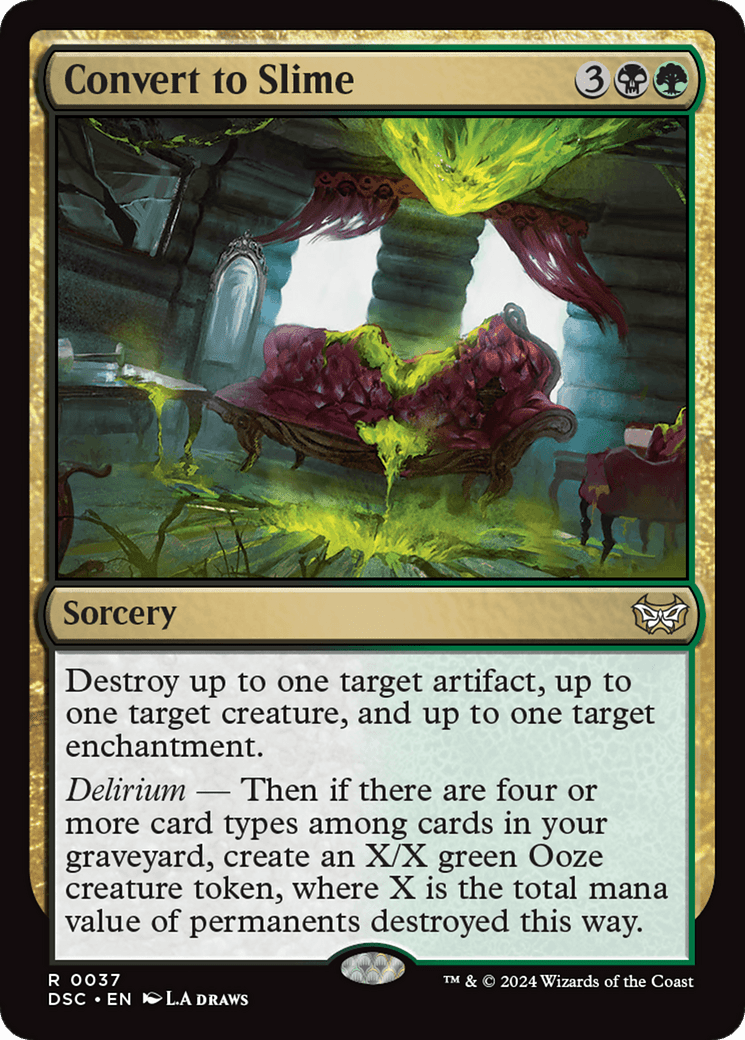 Convert to Slime [Duskmourn: House of Horror Commander] MTG Single Magic: The Gathering  | Multizone: Comics And Games