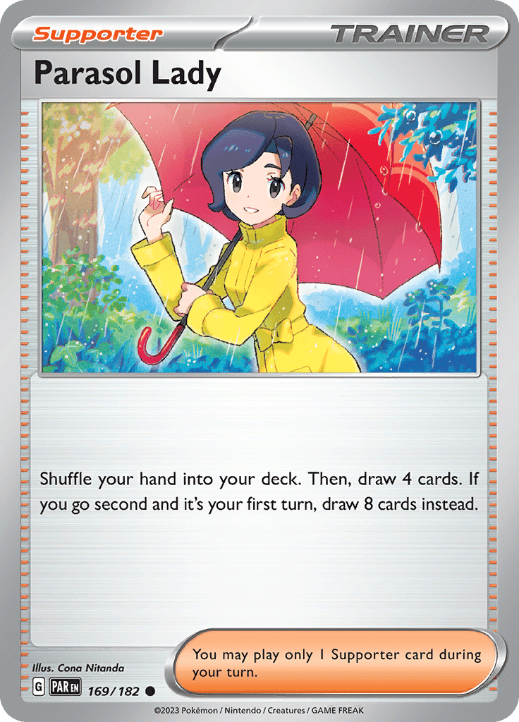 Parasol Lady (169/182) [Scarlet & Violet: Paradox Rift] Pokemon Single Pokémon  | Multizone: Comics And Games