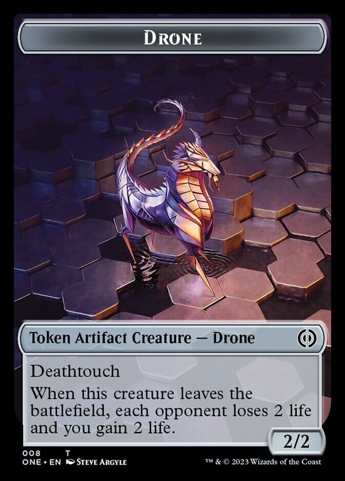 Drone Token [Phyrexia: All Will Be One Tokens] MTG Single Magic: The Gathering  | Multizone: Comics And Games