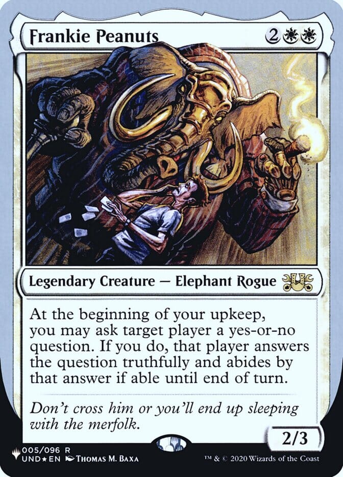 Frankie Peanuts (Unfinity Foil Edition) [The List] MTG Single Magic: The Gathering  | Multizone: Comics And Games