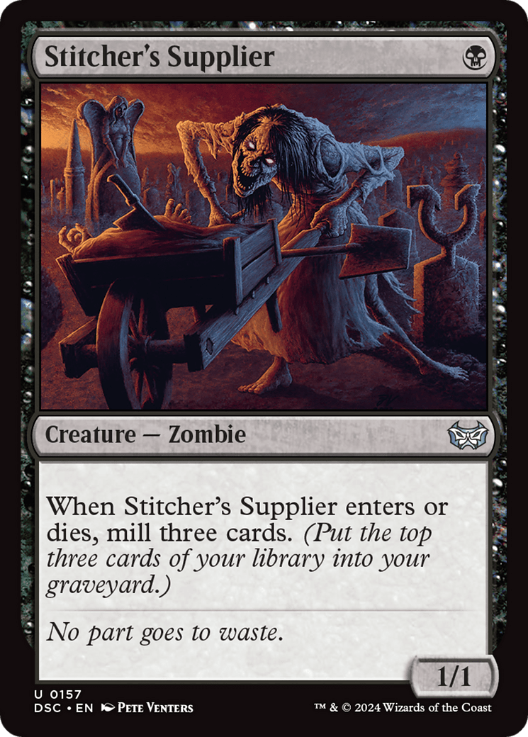 Stitcher's Supplier [Duskmourn: House of Horror Commander] MTG Single Magic: The Gathering  | Multizone: Comics And Games