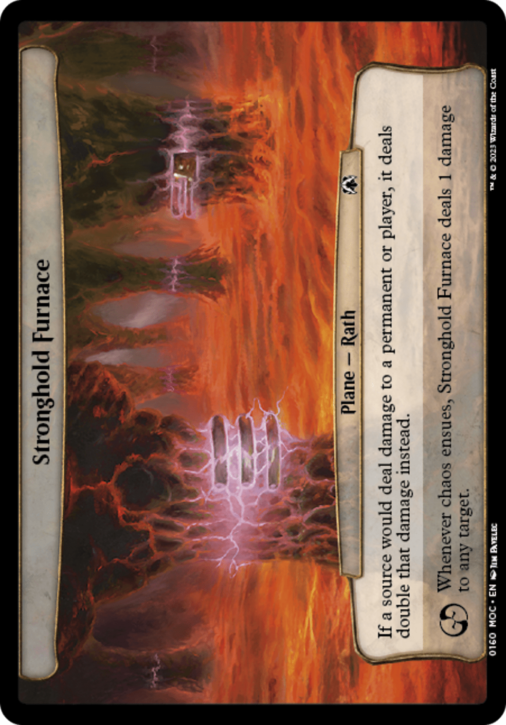 Stronghold Furnace [March of the Machine Commander] MTG Single Magic: The Gathering  | Multizone: Comics And Games