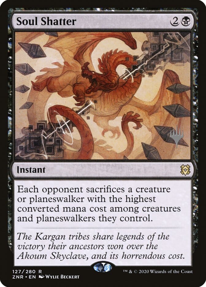 Soul Shatter (Promo Pack) [Zendikar Rising Promos] MTG Single Magic: The Gathering  | Multizone: Comics And Games