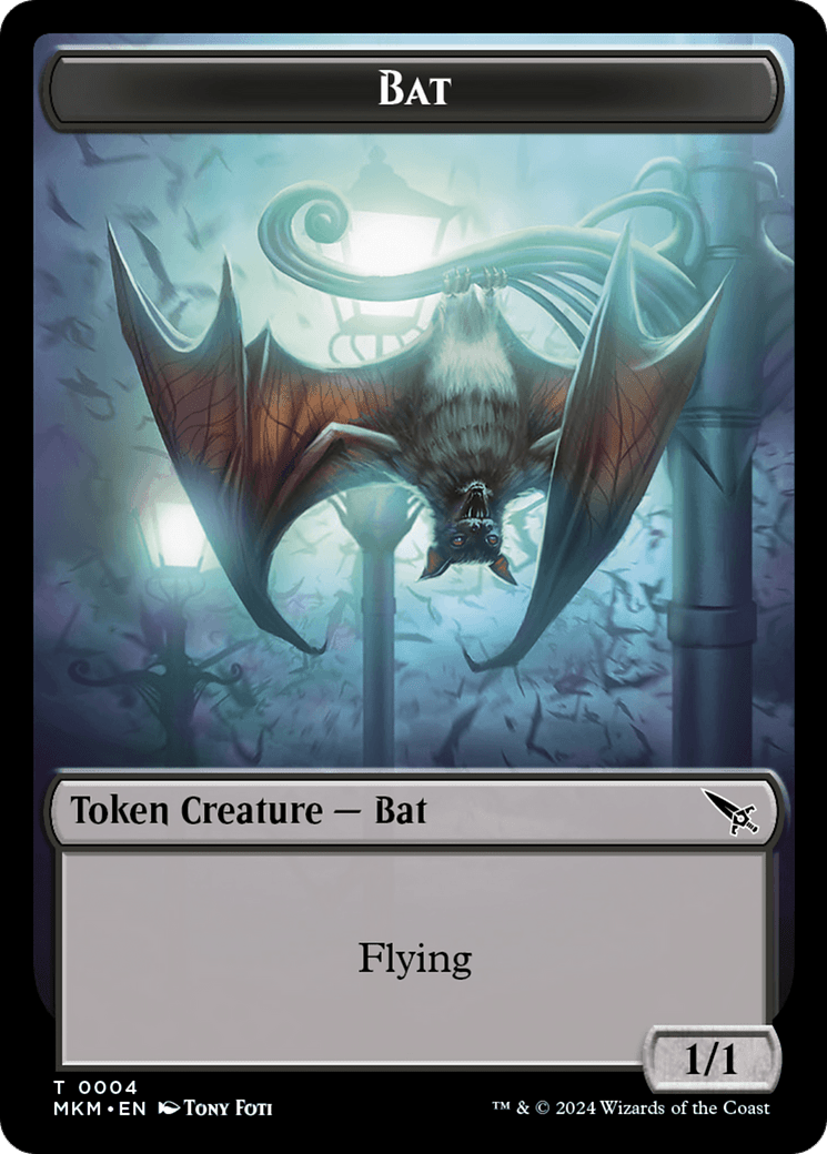 Thopter (0020) // Bat Double-Sided Token [Murders at Karlov Manor Tokens] MTG Single Magic: The Gathering  | Multizone: Comics And Games