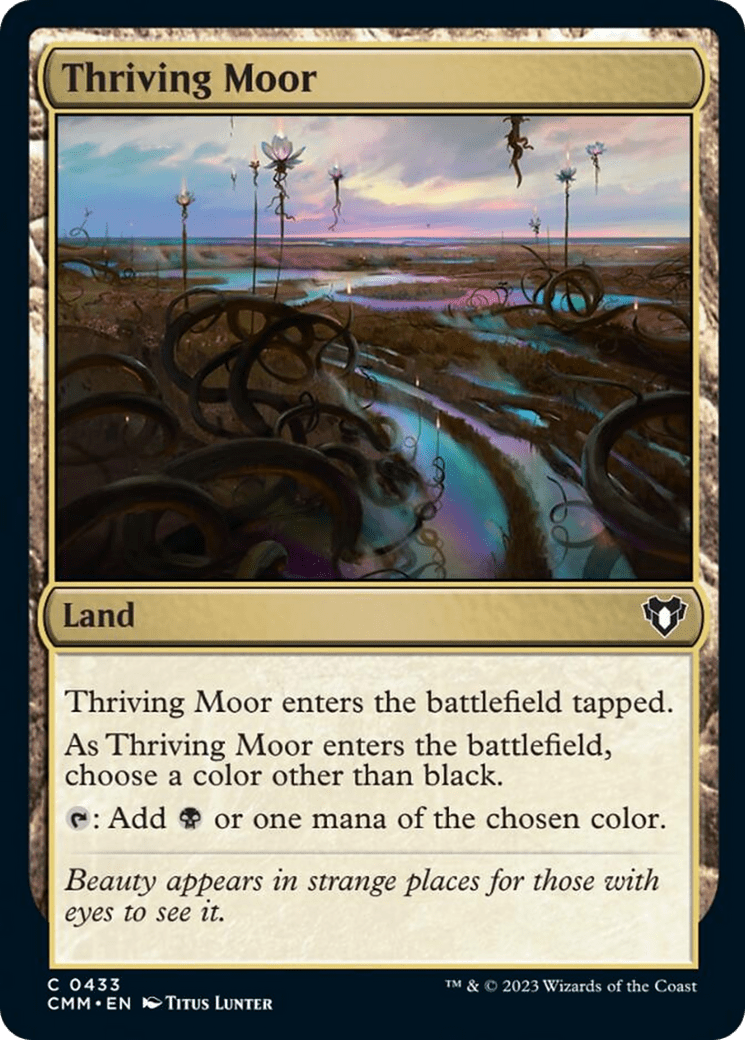 Thriving Moor [Commander Masters] MTG Single Magic: The Gathering  | Multizone: Comics And Games