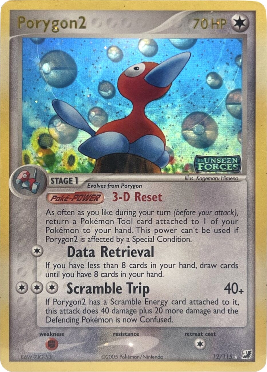Porygon2 (12/115) (Stamped) [EX: Unseen Forces] Pokemon Single Pokémon  | Multizone: Comics And Games