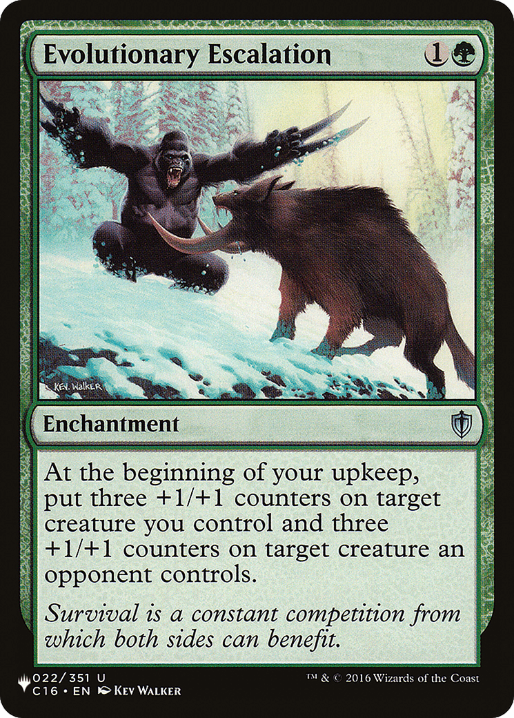 Evolutionary Escalation [The List] MTG Single Magic: The Gathering  | Multizone: Comics And Games
