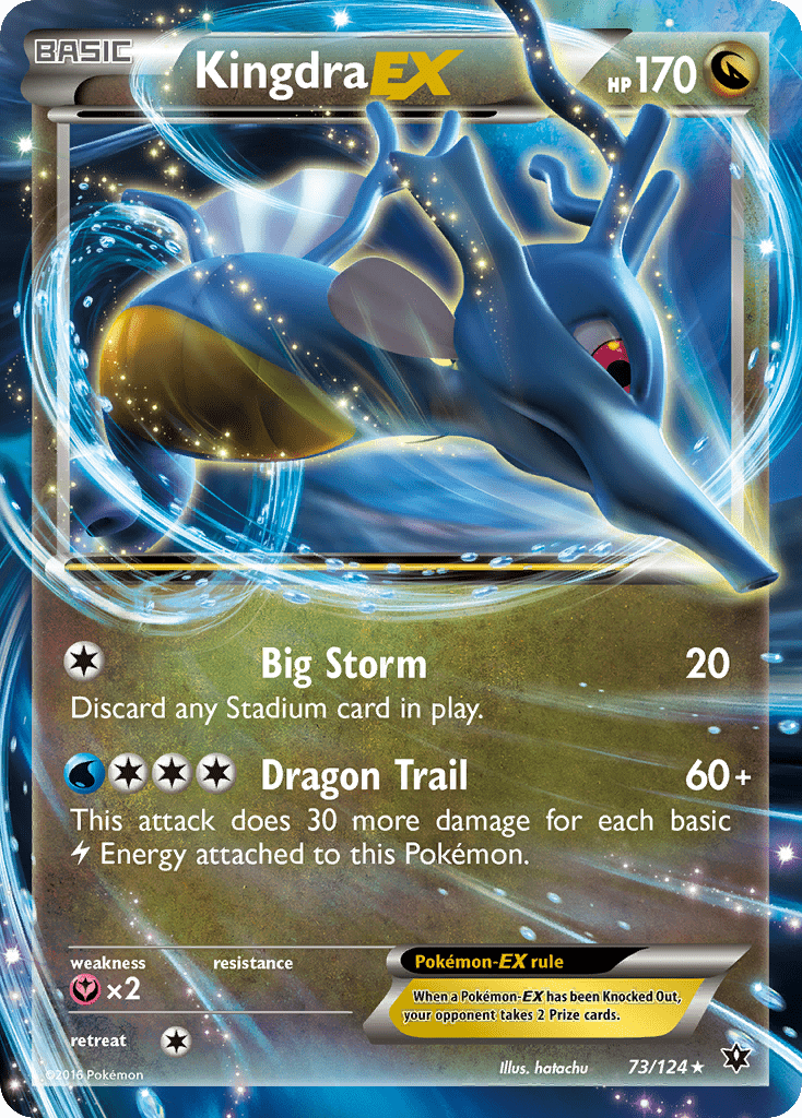 Kingdra EX (73/124) [XY: Fates Collide] Pokemon Single Pokémon  | Multizone: Comics And Games