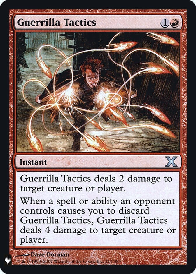 Guerrilla Tactics [Mystery Booster] MTG Single Magic: The Gathering  | Multizone: Comics And Games