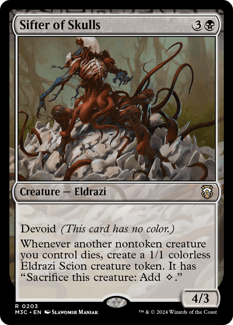 Sifter of Skulls (Ripple Foil) [Modern Horizons 3 Commander] MTG Single Magic: The Gathering  | Multizone: Comics And Games