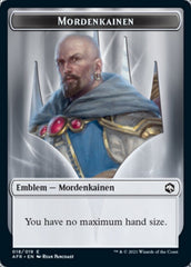 Dog Illusion // Mordenkainen Emblem Double-Sided Token [Dungeons & Dragons: Adventures in the Forgotten Realms Tokens] MTG Single Magic: The Gathering  | Multizone: Comics And Games