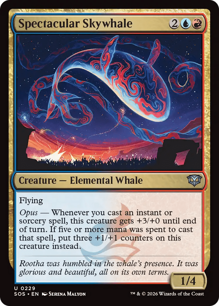 Spectacular Skywhale [Secrets of Strixhaven] MTG Single Magic: The Gathering  | Multizone: Comics And Games
