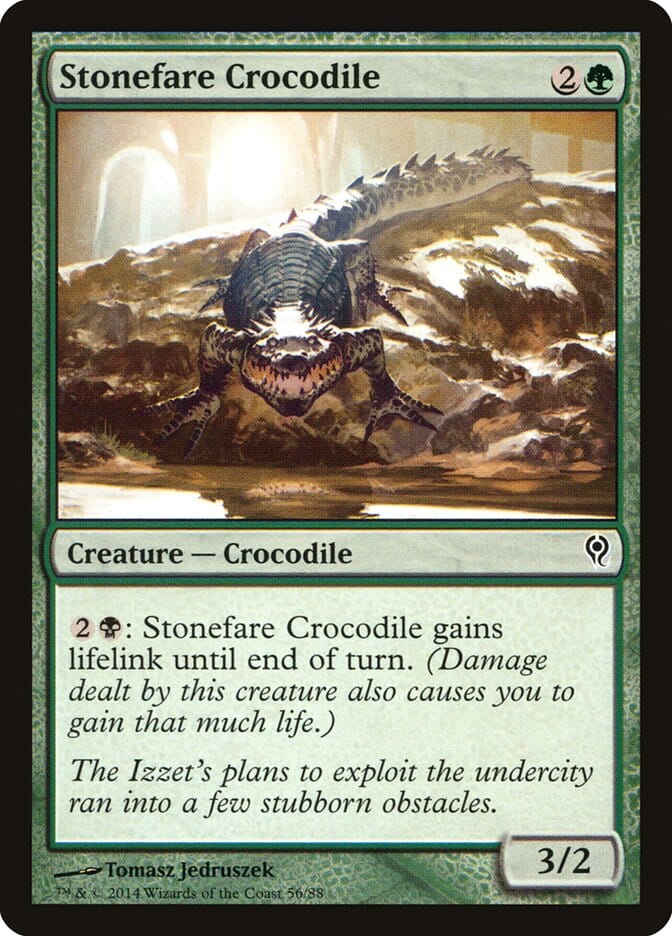 Stonefare Crocodile [Duel Decks: Jace vs. Vraska] MTG Single Magic: The Gathering  | Multizone: Comics And Games