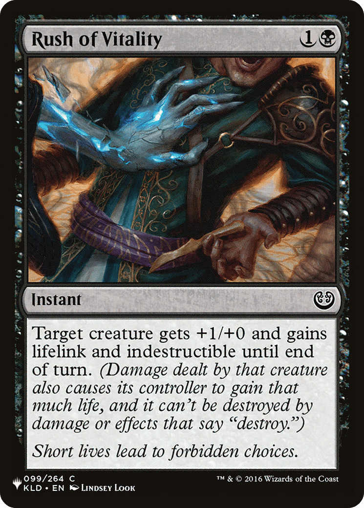 Rush of Vitality [The List] MTG Single Magic: The Gathering  | Multizone: Comics And Games
