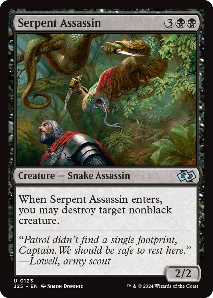 Serpent Assassin [Foundations Jumpstart] MTG Single Magic: The Gathering  | Multizone: Comics And Games