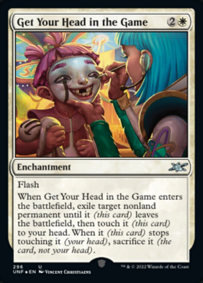 Get Your Head in the Game (Galaxy Foil) [Unfinity] MTG Single Magic: The Gathering  | Multizone: Comics And Games