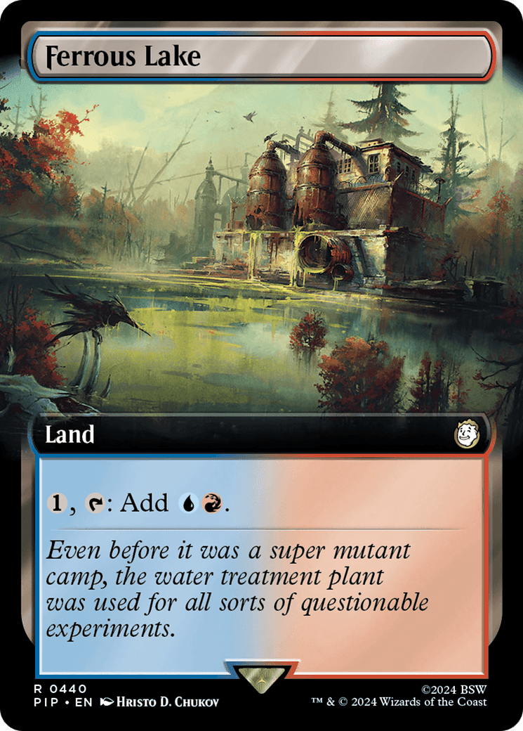 Ferrous Lake (Extended Art) [Fallout] MTG Single Magic: The Gathering  | Multizone: Comics And Games
