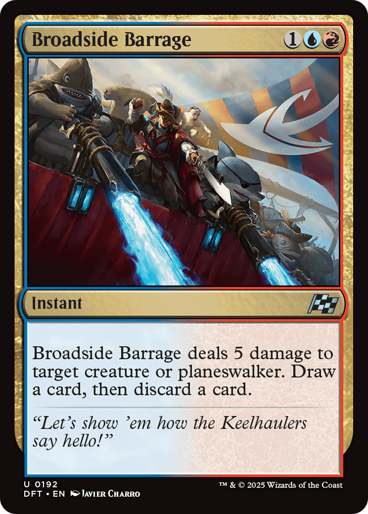 Broadside Barrage [Aetherdrift] MTG Single Magic: The Gathering  | Multizone: Comics And Games