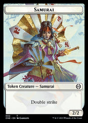Rebel // Samurai Double-Sided Token [Phyrexia: All Will Be One Tokens] MTG Single Magic: The Gathering  | Multizone: Comics And Games