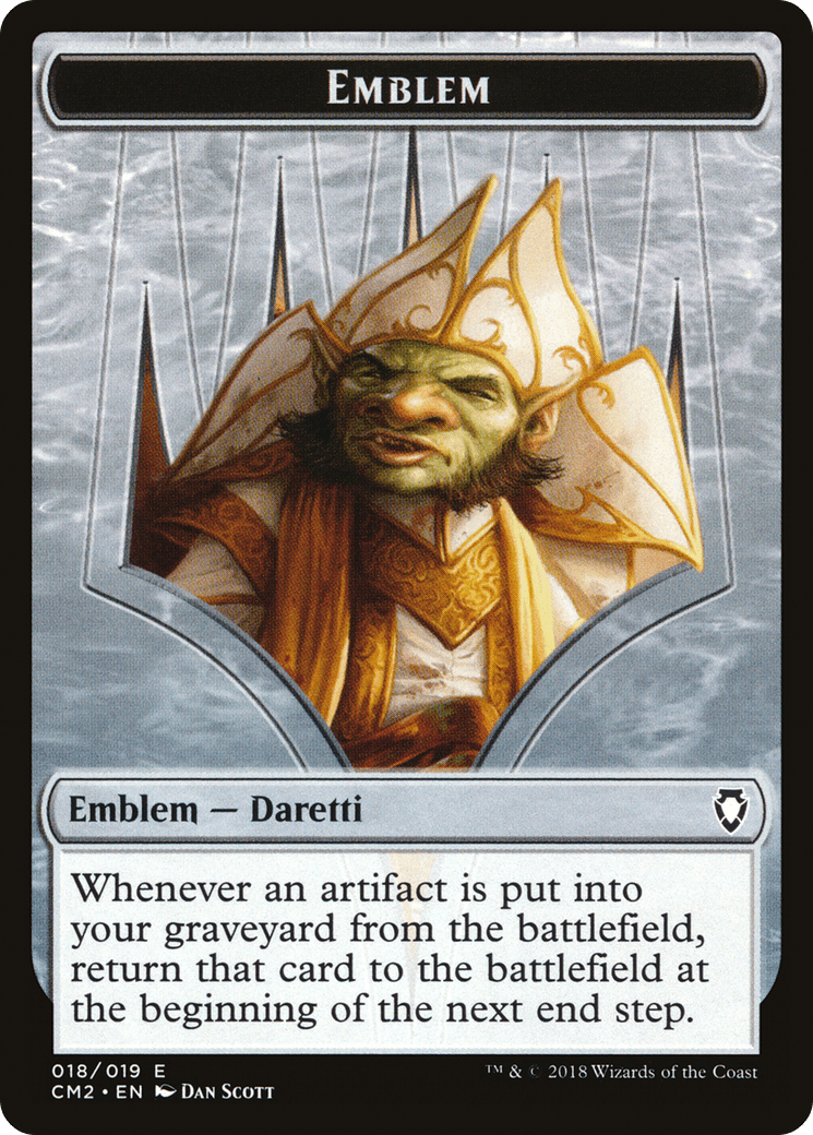 Treasure // Daretti Emblem Double-Sided Token [Secret Lair Drop Series] MTG Single Magic: The Gathering  | Multizone: Comics And Games