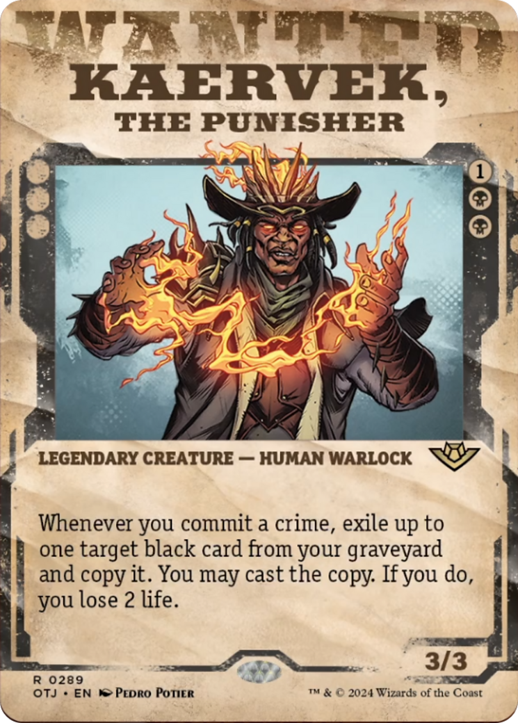 Kaervek, the Punisher (Showcase) [Outlaws of Thunder Junction] | Multizone: Comics And Games